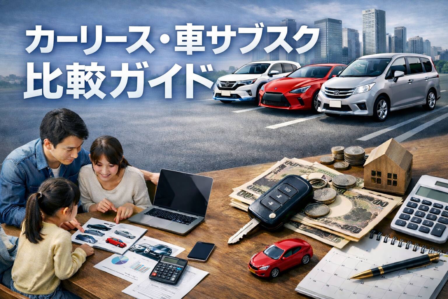 カーリース・車サブスク比較ガイド｜家計と暮らしで迷わない選び方